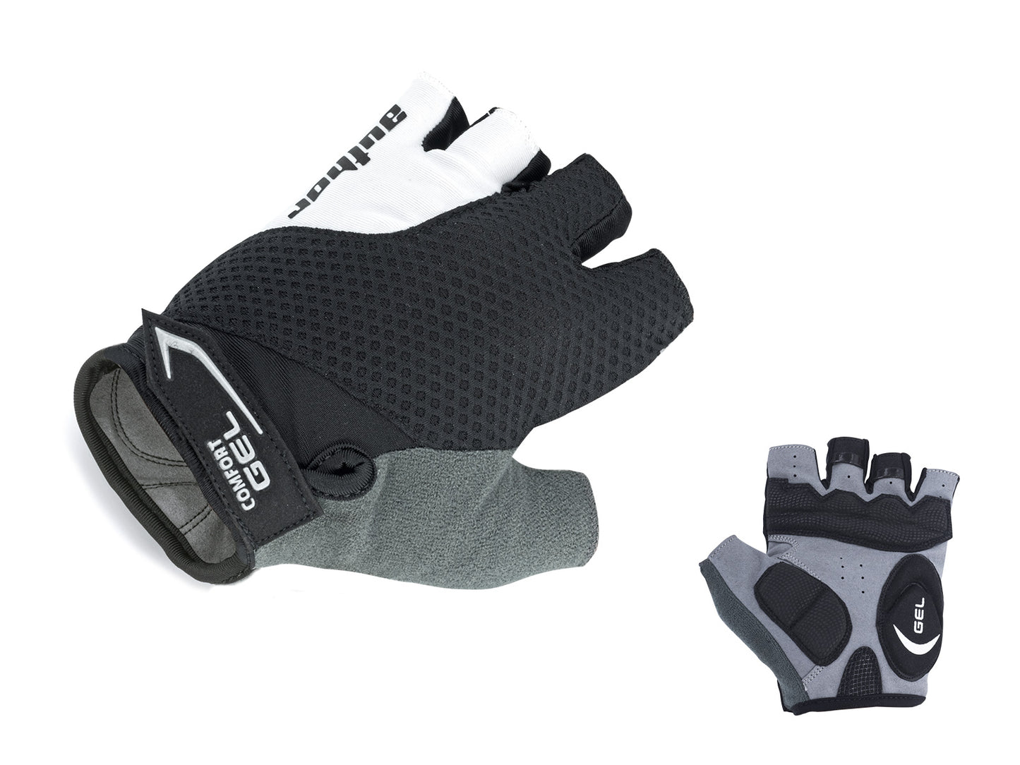 AUTHOR Rukavice Men Comfort Gel X24 k/p M (21 cm) (bílá/černá)