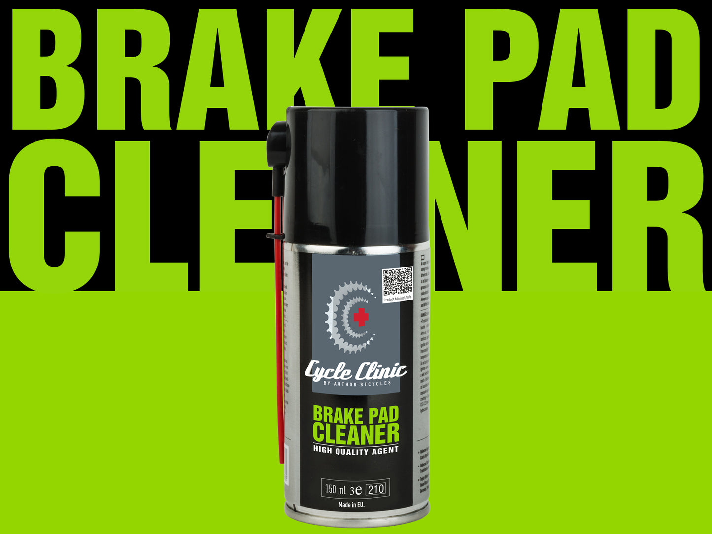 AUTHOR Čistič Cycle Clinic BrakePad Cleaner 150 ml (černá)