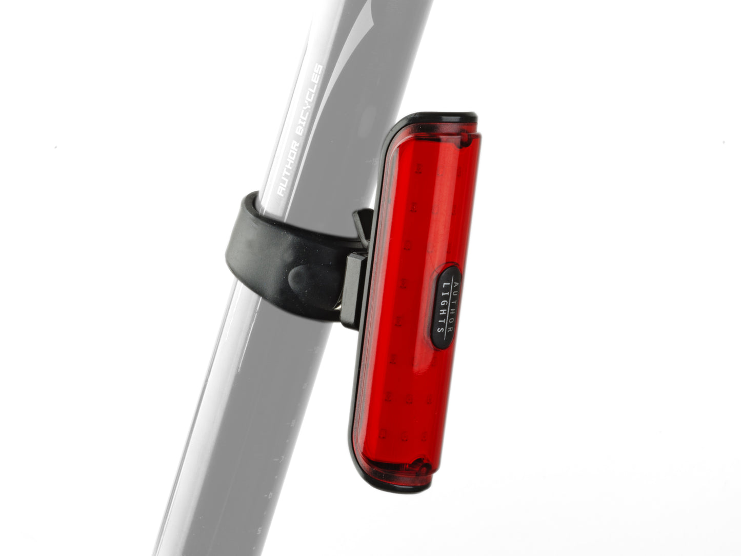 AUTHOR Světlo zad. A-Pilot USB CobLed 50 lm (černá/červené-sklo)