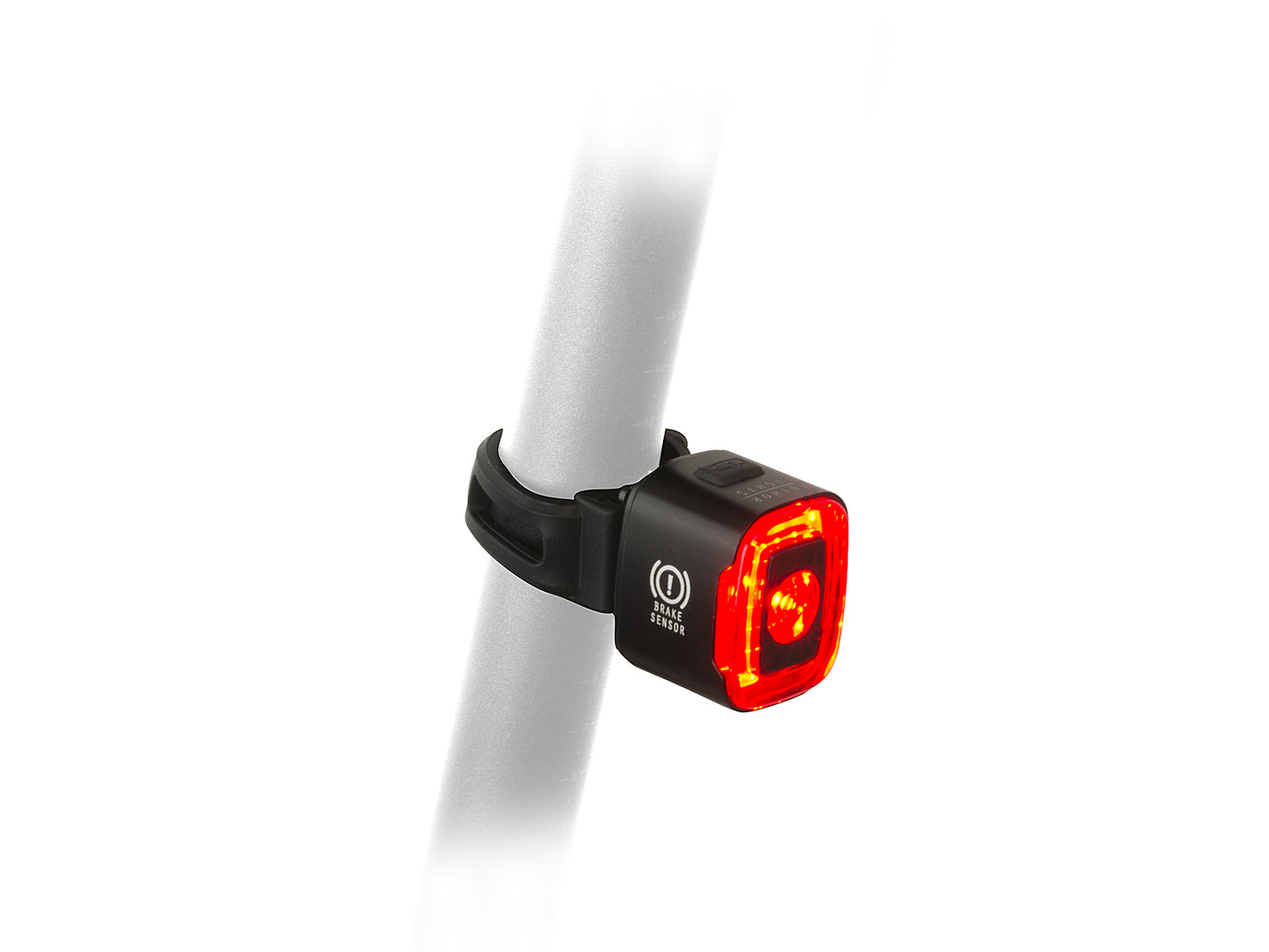 AUTHOR Světlo zad. Cubus Brake USB CobLed 70 lm (černá/červené-sklo)
