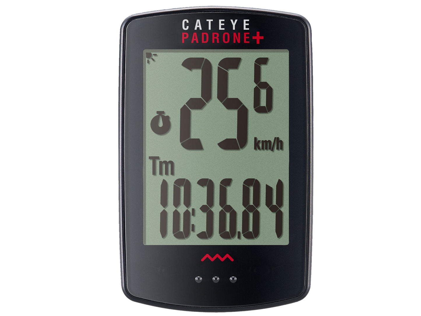 CATEYE Cyklopočítač CAT Padrone + (PA110W) (černá)