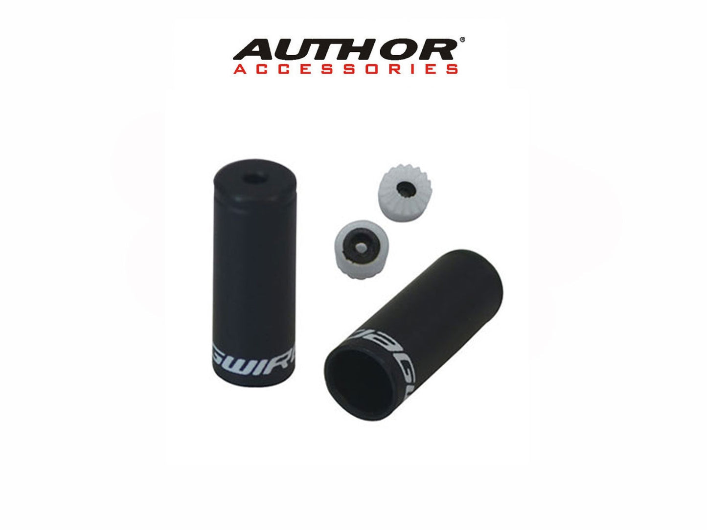 AUTHOR Koncovka bovdenu ABS-Kb-05S Alloy 4mm (50ks v bal) (černá)
