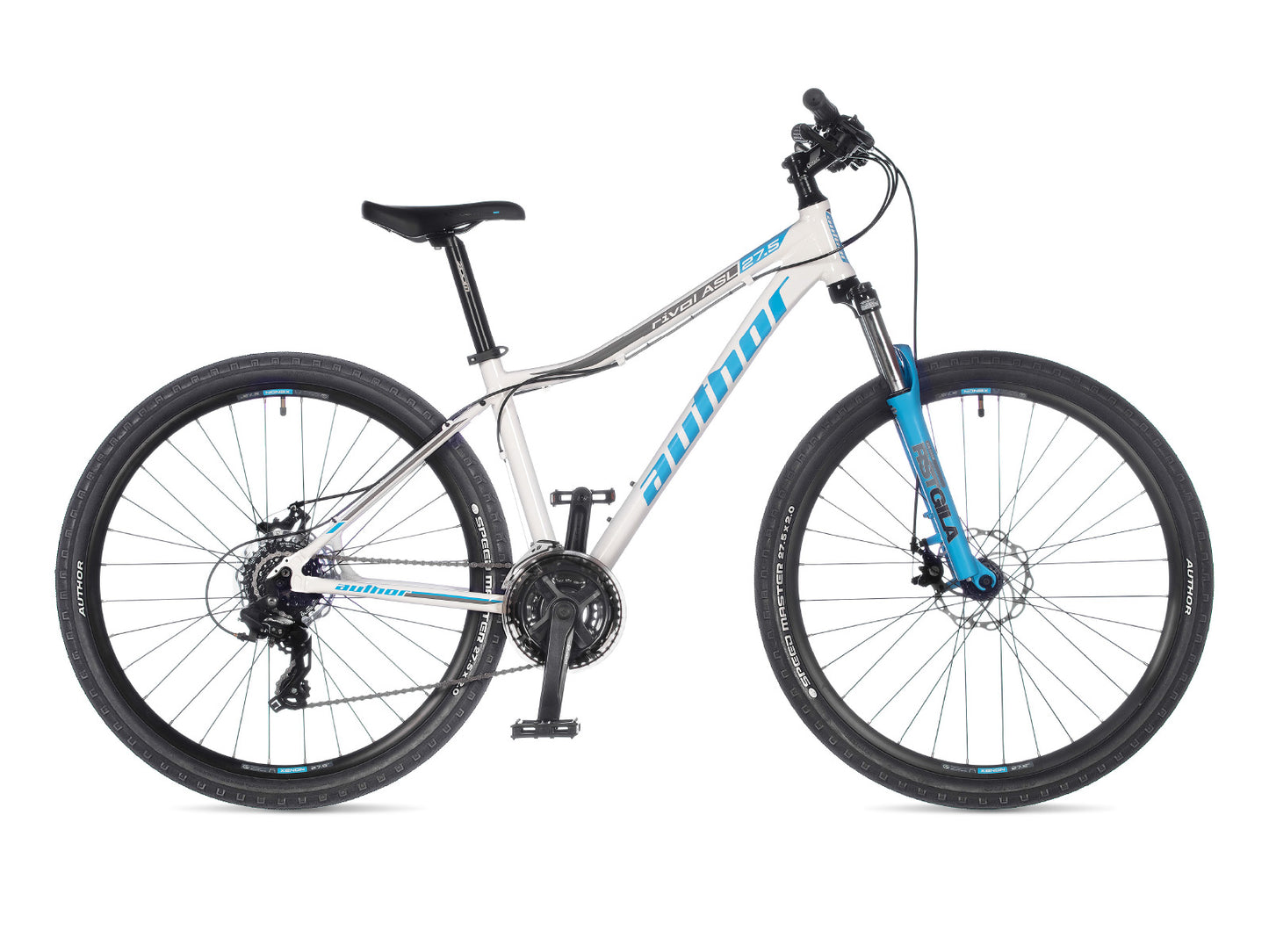AUTHOR Rival 27,5 ASL 2023-24 16" bílá/modrá dámské MTB 27,5"kolo