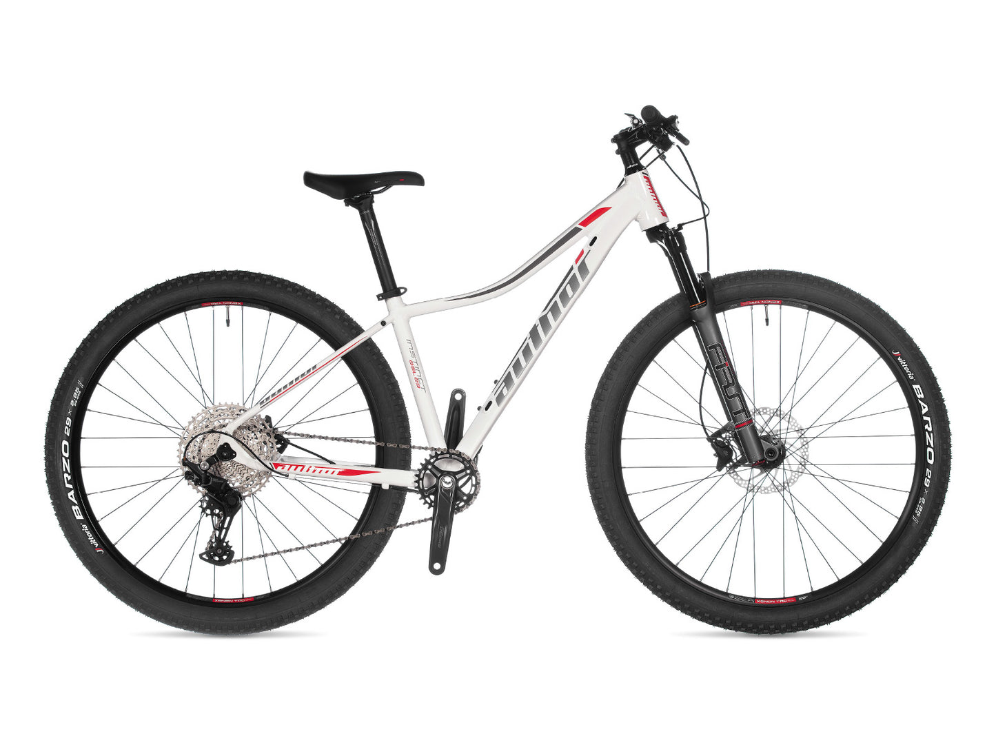 AUTHOR Instinct 29 ASL 2023-24 16" bílá/stříbrná/červená dámské MTB 29"kolo