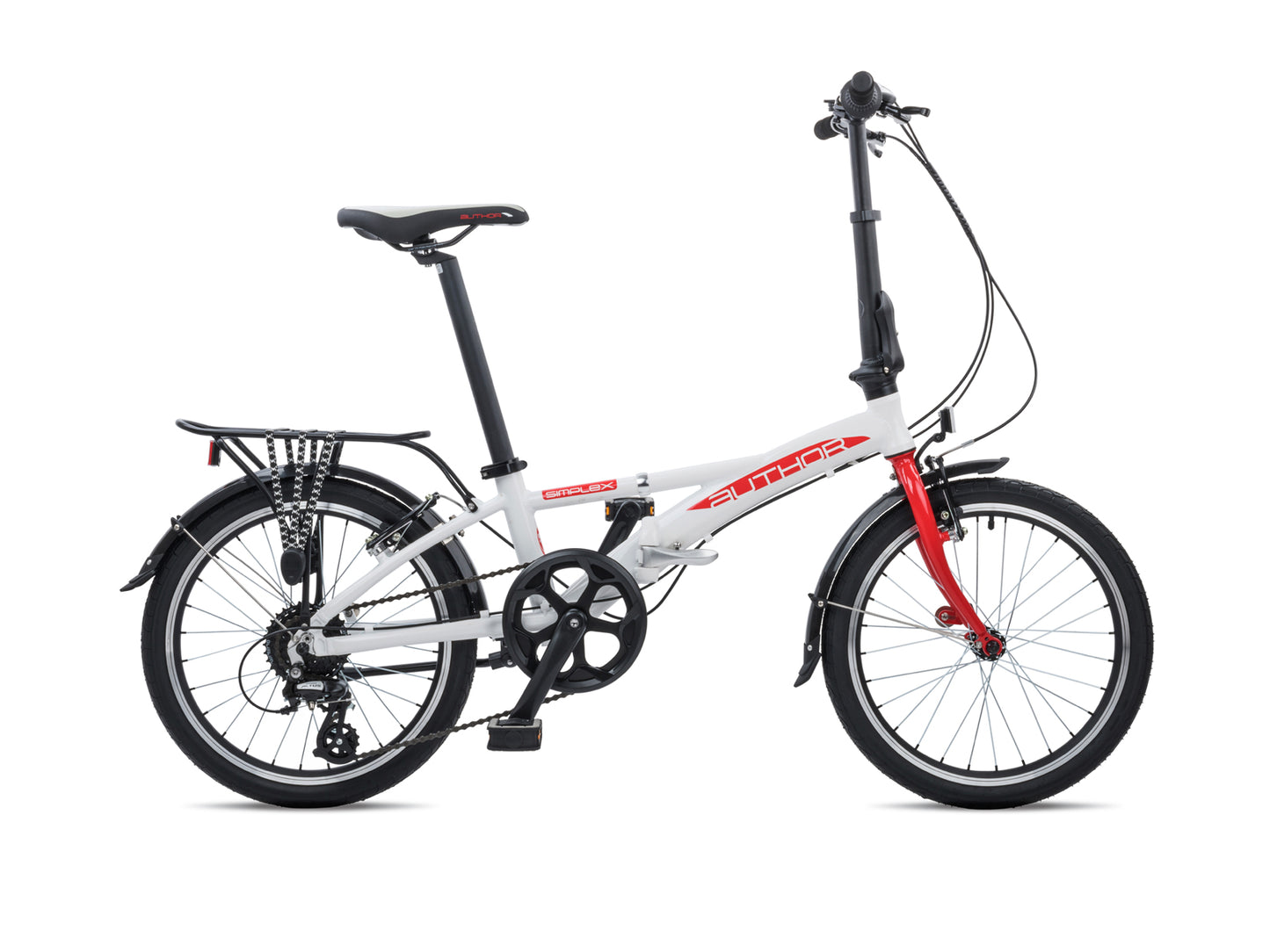 AUTHOR Simplex 2023-24 M bílá/červená touring kolo