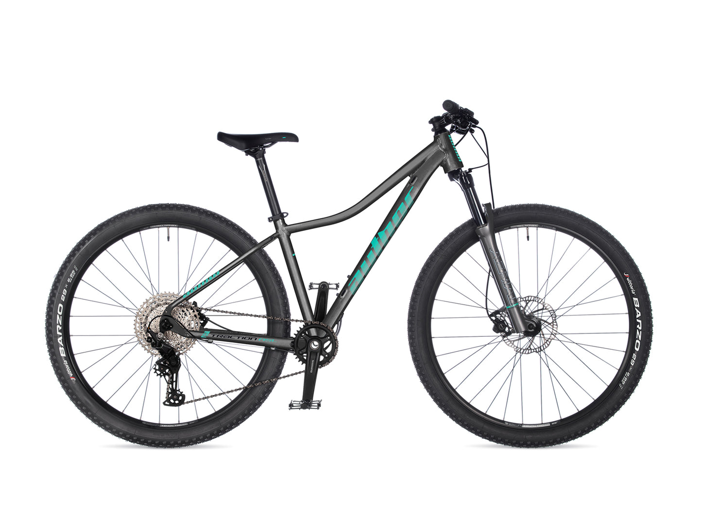 AUTHOR Traction ASL 2025 18" (29") stříbrná/zelená dámské MTB kolo