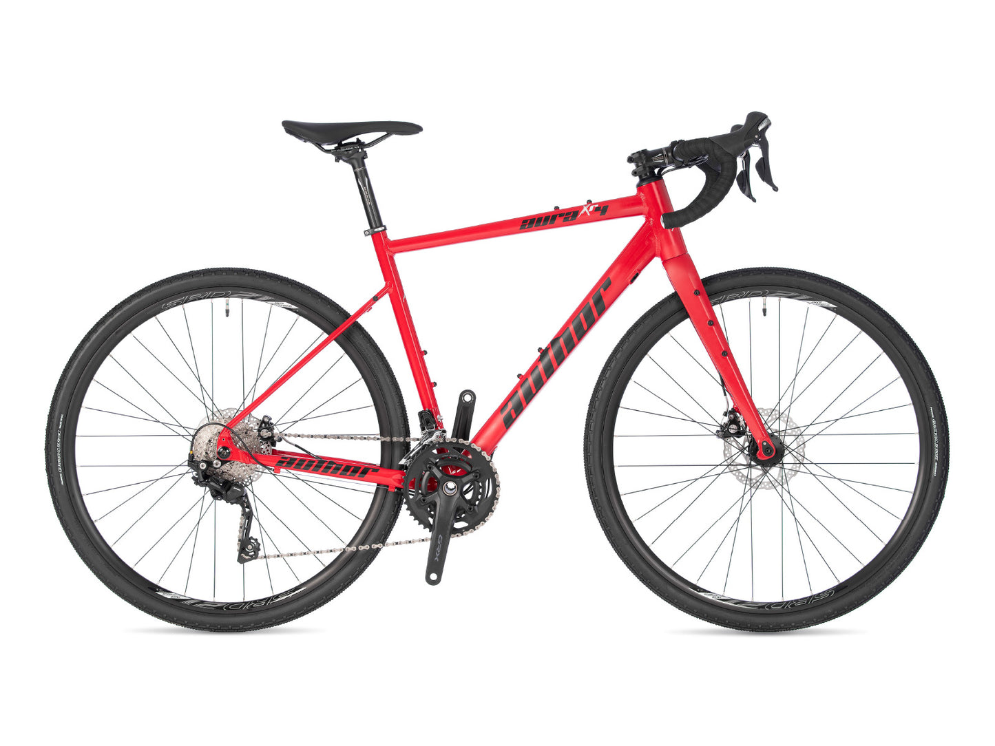 AUTHOR Aura XR4 2025 56 červená Gravel kolo