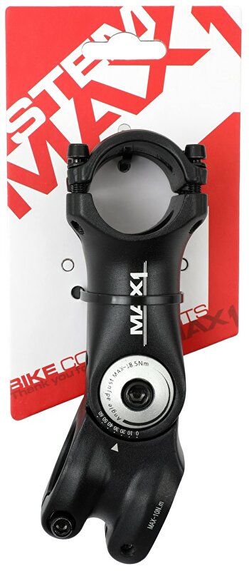 stavitelný představec MAX1 105/60°/31,8 mm černý