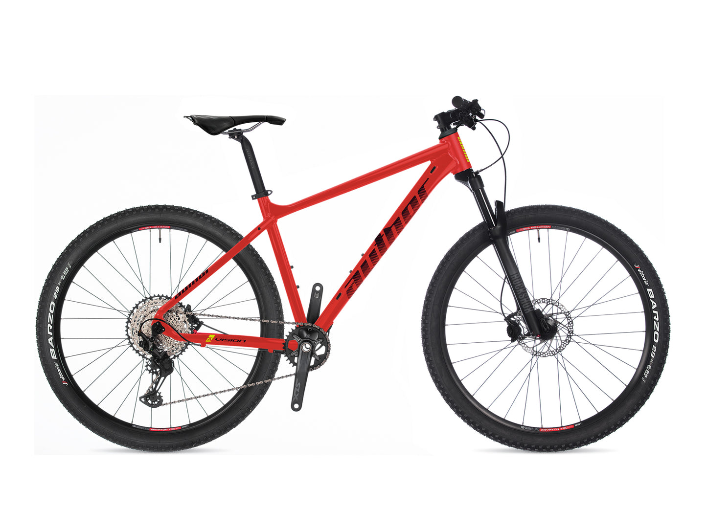 AUTHOR Vision 2025 19" (29") červená/černá/limeta MTB kolo