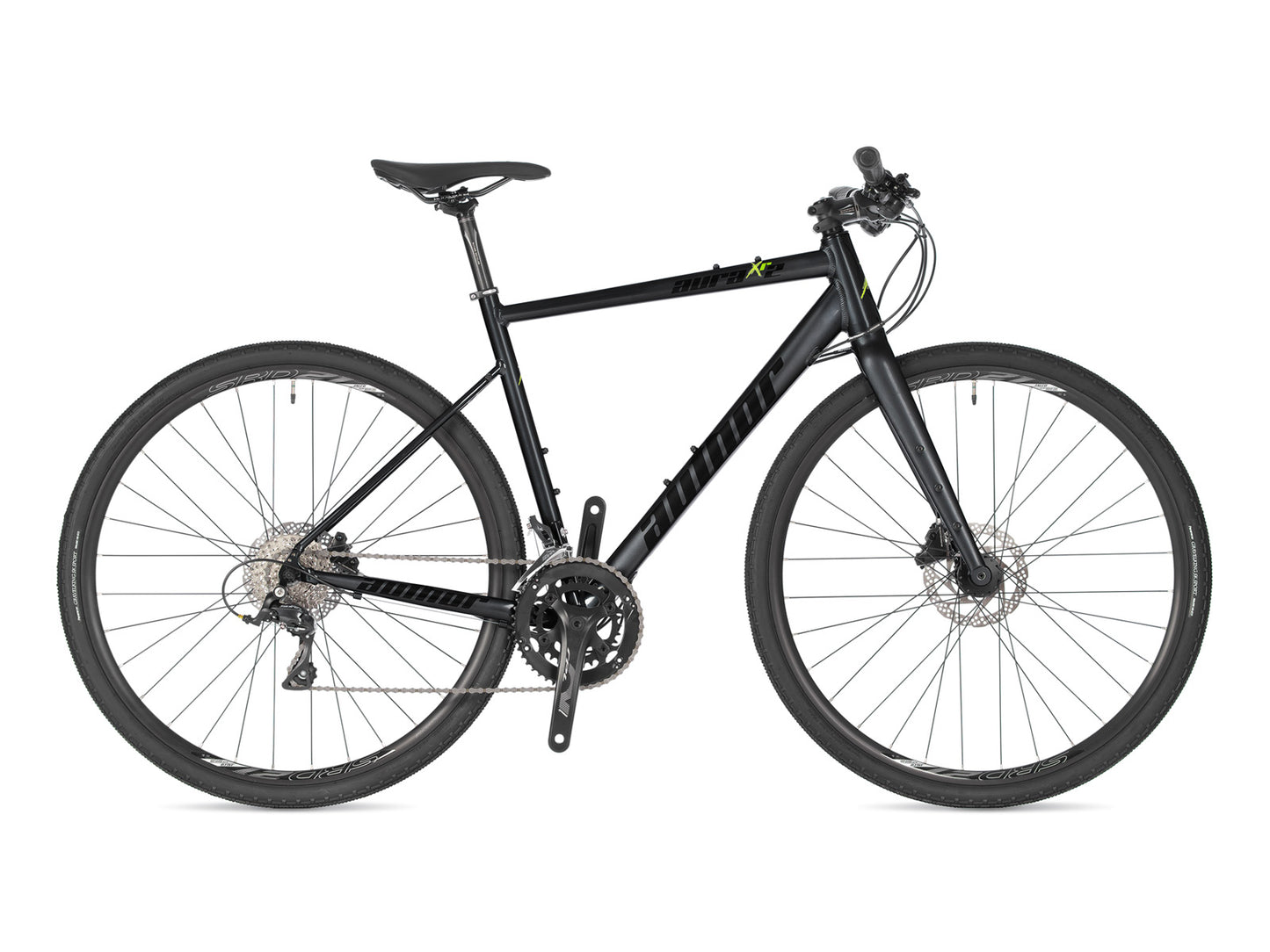 AUTHOR Aura XR2 2025 54 šedá/limeta Gravel kolo