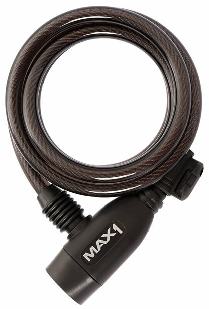 zámek spirála MAX1 1500x10 mm, 4 klíče