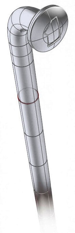 drát MACH1 nerez stříbrný 250mm