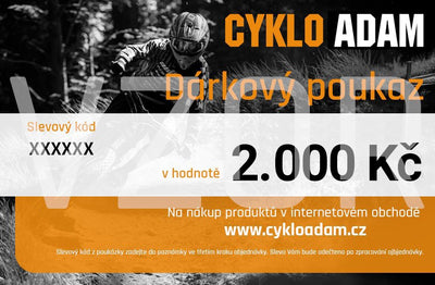 DÁRKOVÝ POUKAZ V HODNOTĚ 2 000 KČ