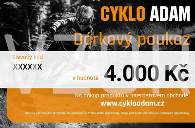 DÁRKOVÝ POUKAZ V HODNOTĚ 4 000 KČ